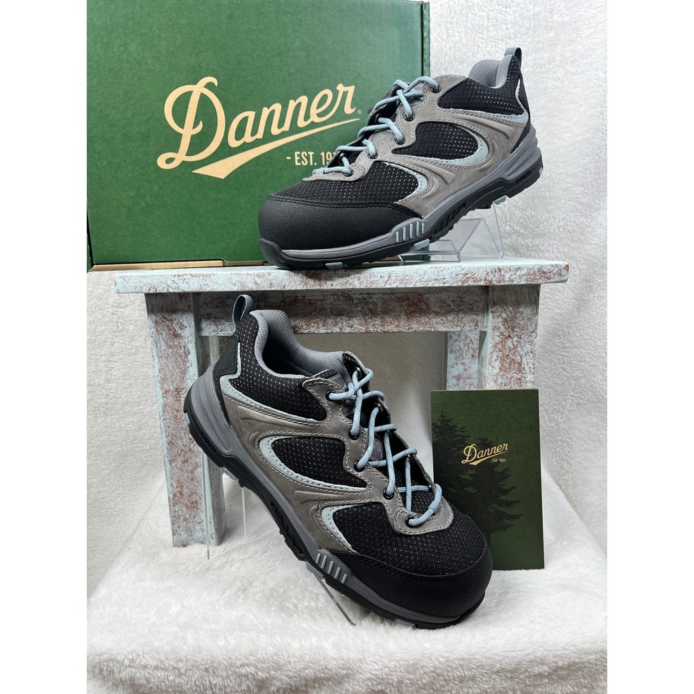 Danner Springfield Low Women's Work Shoes Non Metallic Toe Gray Blue Size 9 M